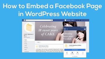 How To Embed A Facebook Page On Your WordPress Site
