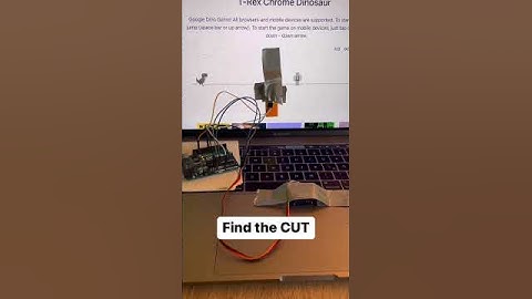 Google Dino Game Hack, DIY Google Dion Game Play Using Arduino #shorts #viral