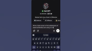 Kali Linux + GPT: The ULTIMATE Cybersecurity Hack? #cybercertification #coding #onlinesafety