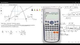 Parabola and Line Graph Investigation