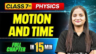 Famous Motion and Time | ICSE Class 7 Physics | Complete Chapter In 15 Minutes🎯 Profile