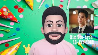 Feb16 Happy Birthday Kim Soo-hyun!! | World famous personality bday | Know & be inspired - Emoji BTC