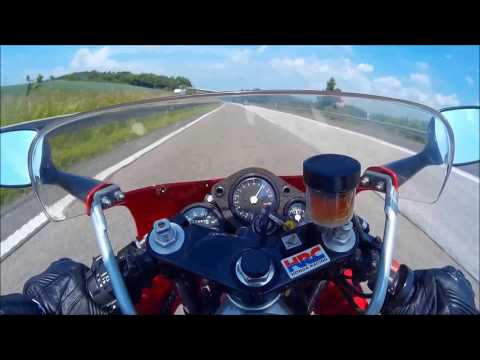 Honda NSR 250 SP acceleration and top speed test [HD]