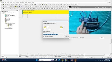 Cara upload PLC Omron CP1H XA menggunakan usb to serial converter