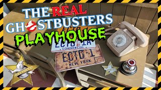 INSIDE the GHOSTBUSTERS FIRHOUSE! - Huge Ghostbuster Toy Playset Build (Pt.7)