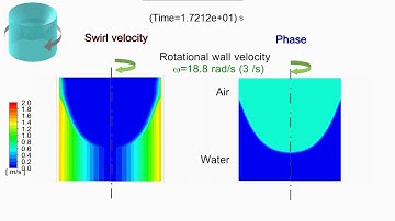 Forced Vortex 2D CFD Simulation