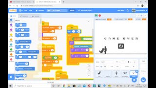 how to make a dino t rex game in scratch part 4 screenshot 4