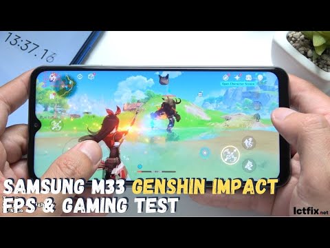 Samsung Galaxy M33 5G Genshin Impact Gaming test Max Setting | Exynos 1280, 120Hz Display