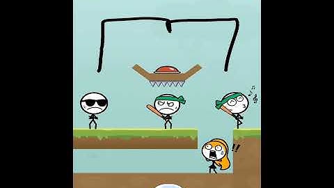 Save Her(WEEGOON) Gameplay Walkthrough - All Levels 1-40 Solution - Funny Stickman Brain Puzzle Game