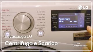 Lavasciuga Lg Come Utilizzare Solo Il Programma Centrifuga E Scarico