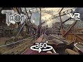 Wow taron 360 phantasialand extreme vr roller coaster onride front row pov rollercoaster