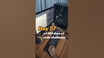Day 57 of 100 days of code challenge  #100daysofcode #shorts #shortvideo