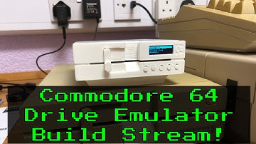 Commodore 64 drive emulator build Live Stream! Pi1541