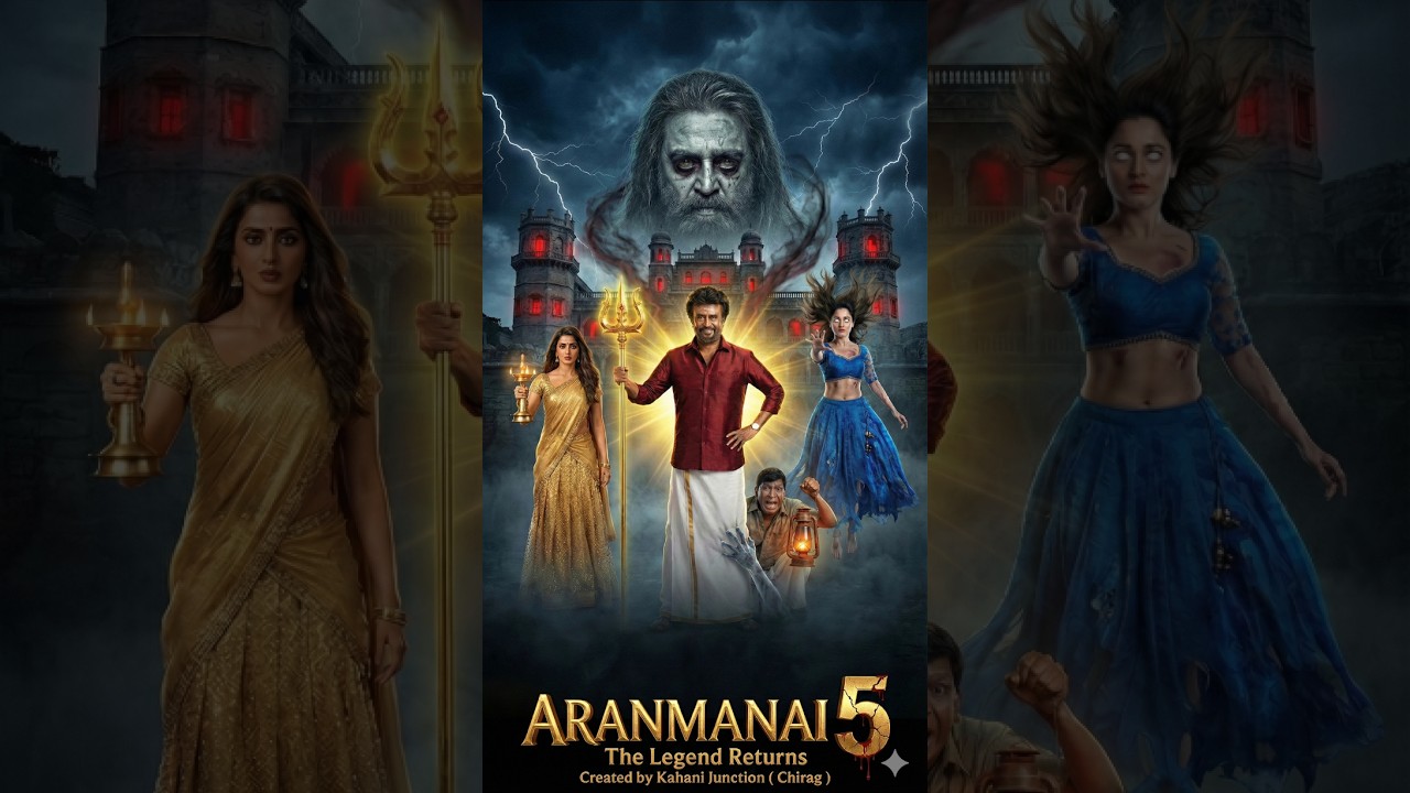 Aranmanai 5: The Legend Returns | Rajinikanth & Vadivelu | New South Horror Comedy Movie Concept