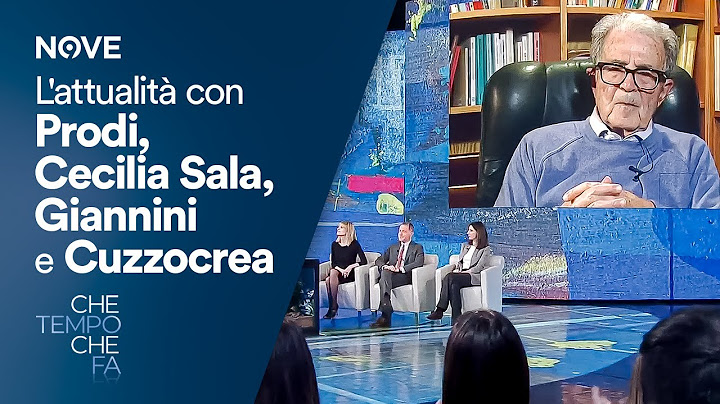 L'attualità con Cecilia Sala, Prodi, Giannini e Cuzzocrea | Che tempo che fa