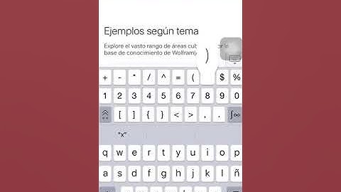 Video tutorial de la aplicacion wolfram  Alpha