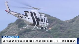 Recovery efforts underway for 3 hikers found dead on Mount Baldy