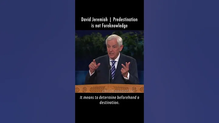 David Jeremiah | Predestination is not Foreknowledge | #johnmacarthur #paulwasher #voddiebaucham