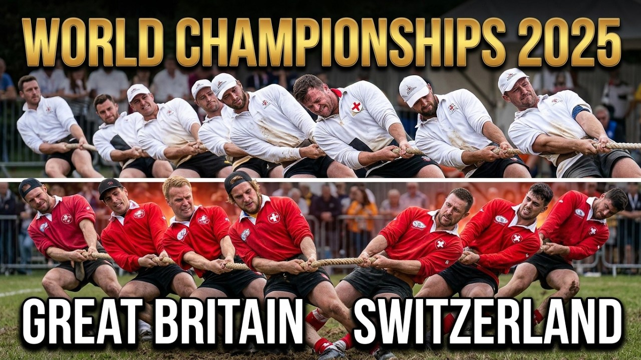 640KG Tug of War Final | World Championships 2025 | Great Britain vs ...