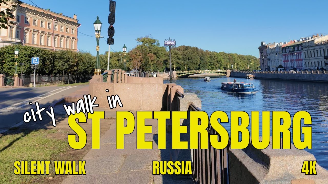 Walking in St Petersburg City Center, Russia | 4K City Walk | Russian Walking Tour 