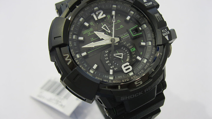 G-shock gwa1100-1a3 ค ม อการใช งาน