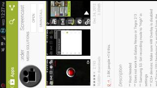 How To Record Any Android Screen(ROOT) screenshot 3
