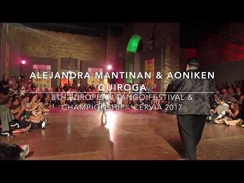 Alejandra Mantinan & Aoniken Quiroga 1/4 - 8th European Tango Festival & Championship Cervia 2017