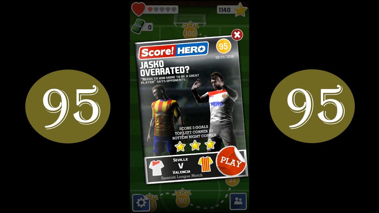 Score Hero Level 95 - 3 Stars - Youtube