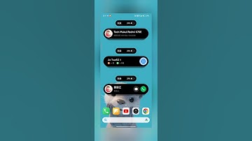HyperOS 2.0 animated dynamic island widgets 😍 #shorts