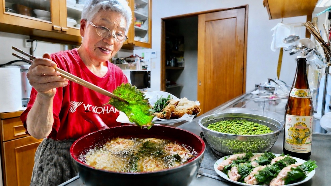 【無農薬】この時期だけ。82歳が揚げる旬の天ぷら。