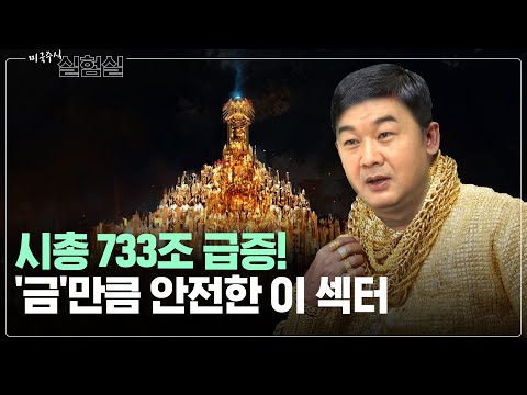   시총 733조 급증 금 만큼 안전한 이 섹터 주식실험실