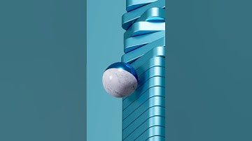 🎱 3D Animation Loop, Ball rolling forever #blender #3d #3danimation #loop