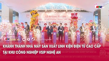 Khánh thành nhà máy sản xuất linh kiện điện tử cao cấp tại Khu công nghiệp VSIP Nghệ An