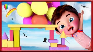 London Bridge Dance +More | Banana Cartoon 3D Nursery Rhymes Baby & Kids Songs