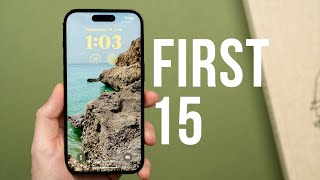 iPhone 14 Pro  First 15 Things To Do! (Tips & Tricks)