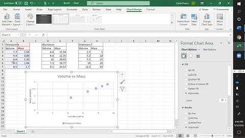 Density Graphing in Excel Video