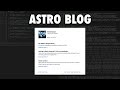 How To Build a Blog with Astro 4.0, TypeScript and Tailwind