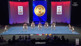 Team Germany Jr All Girl Elite ICU World Cheerleading Championship 2024 Semi Finals