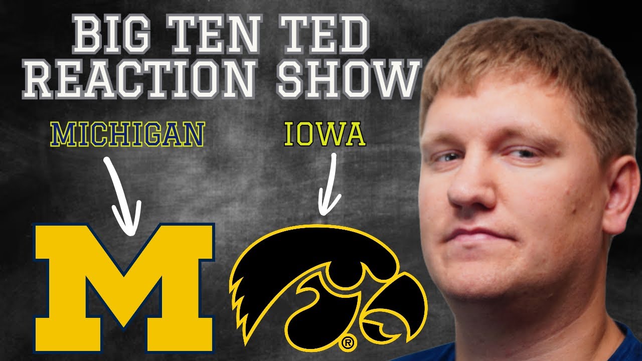 LIVE Big Ten Championship Game Reaction Show Michigan vs Iowa YouTube