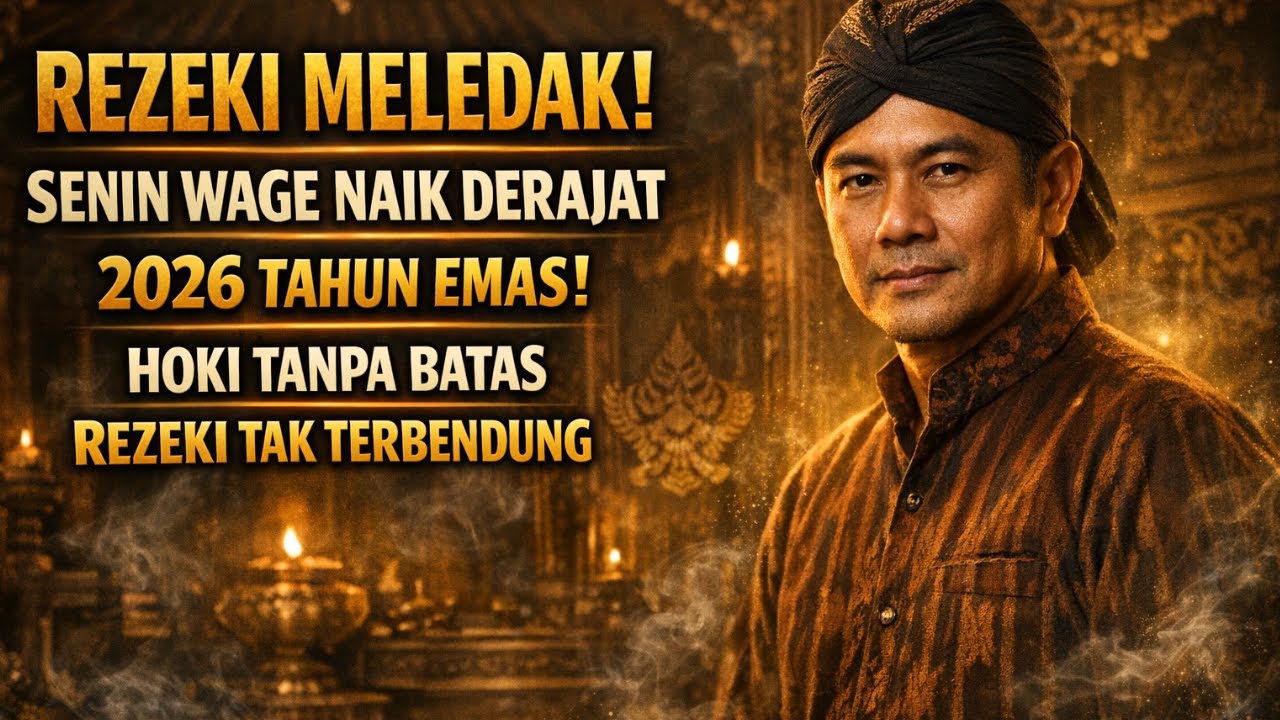 REZEKI TAK TERBENDUNG! WETON SENIN WAGE AKAN NAIK DERAJAT DI TAHUN 2026