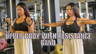 Upper Body Workout With Single Resistance Band ONLY