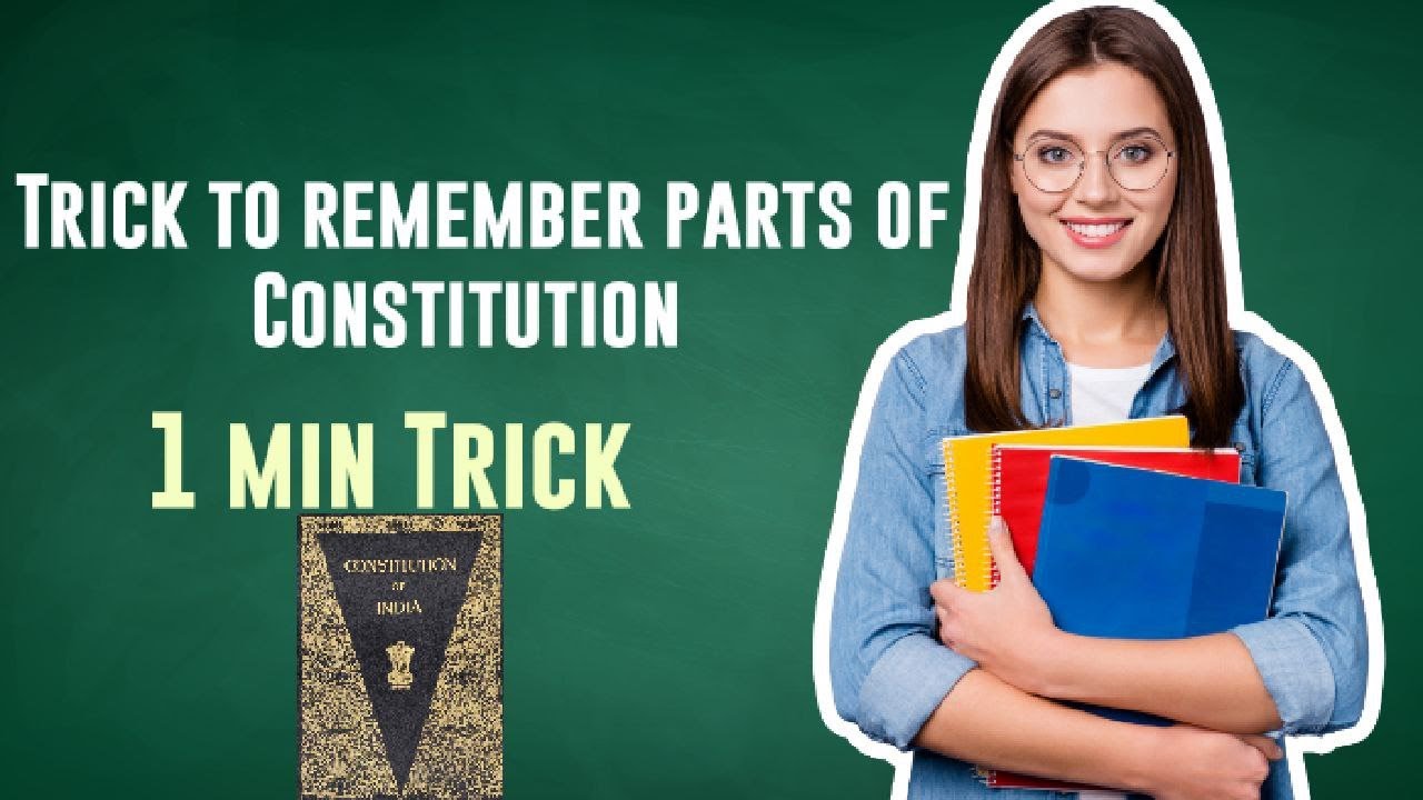 Trick to learn parts of Constitution || SSC exams || India🇮🇳 - YouTube