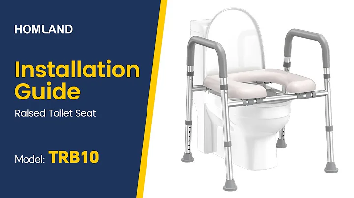 How to Install Raised Toilet Seat (Model: TRB10)