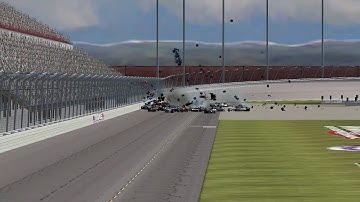 rFactor Big Crash Compilation 2015
