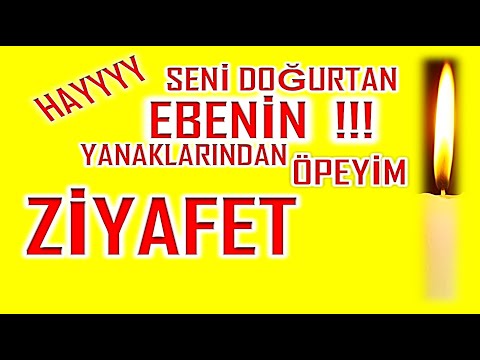 İyi ki Doğdun Ziyafet İsme Özel Komik Doğum Günü Şarkısı