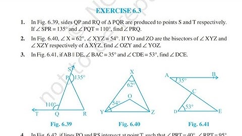Exercise 6.3 class 9 maths