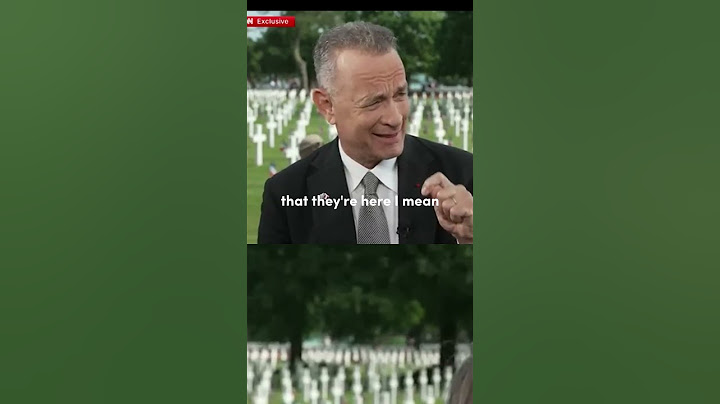 Tom Hanks at D-Day 80th anniversary asking questions. #tomhanks  #cnn  #dday80 #war  #veteran