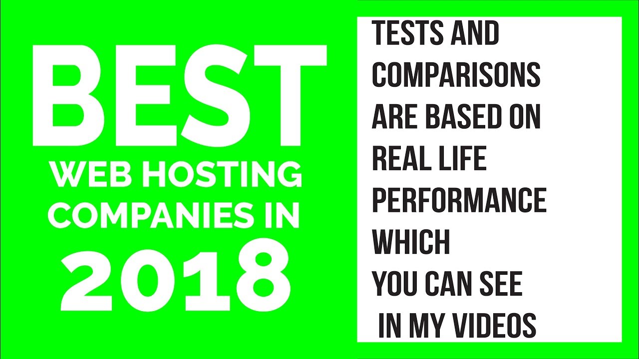 BEST WEB HOSTING COMPANIES FOR WORDPRESS 2018 REVIEW & TESTS SITEGROUND VS A2 HOSTING VS GREENGEEKS