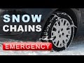 Rope Snow Chains - Emergency Hack