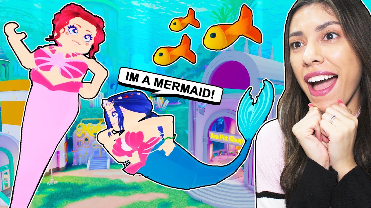 My Daughter Is A Mermaid Roblox Mermaid Life Alpha Youtube